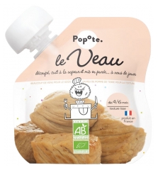 Popote Gourde Le Veau Bio D&egrave;s 4/6 Mois 60 g