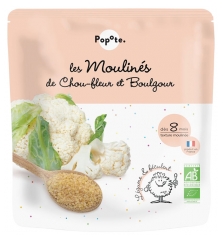 Popote Les Moulin&eacute;s Chou-Fleur et Boulgour 8 Mois et + Bio 180 g