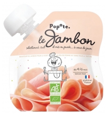 Popote Gourde Le Jambon Bio D&egrave;s 4/6 Mois 60 g