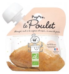 Popote Gourde Le Poulet Bio D&egrave;s 4/6 Mois 60 g