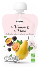 Popote Gourde Les Prunes & La Poire Bio D&egrave;s 4/6 Mois 120 g