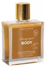 Peggy Sage Beauty Expert Body Huile S&egrave;che Satin&eacute;e Corps et Cheveux 50 ml