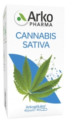 Arkopharma Arkog&eacute;lules Huile de Graine de Chanvre Cannabis Sativa 45 Capsules