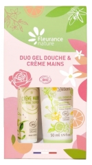 Fleurance Nature Coffret Duo Gel Douche & Cr&egrave;me Mains Biologique