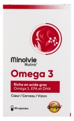 Minolvie Nutra' Om&eacute;ga 3 90 Capsules
