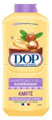 Dop Shampoing 2en1 Nourrissant Karit&eacute; pour les Cheveux Boucl&eacute;s &agrave; Fris&eacute;s 480 ml
