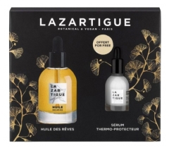 Lazartigue Huile Des R&ecirc;ves Nourrissante 50 ml + S&eacute;rum d'Exception Thermo-Protecteur 10 ml Offert