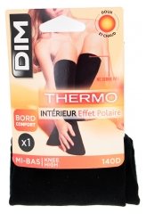 DIM Mi-Bas Thermo Int&eacute;rieur Effet Polaire Noirs 1 Unit&eacute;