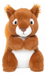 Plic Care Peluche Chaud et Froid Noisette l'&Eacute;cureuil Roux
