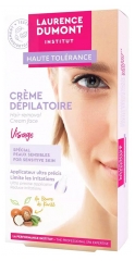 Laurence Dumont Institut Haute Tol&eacute;rance Cr&egrave;me D&eacute;pilatoire Visage Applicateur 20 ml