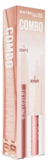 Maybelline New York Combo Repulpant Lifter Liner 1,2 g + Gloss 5,4 ml Coffret