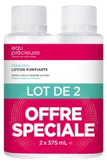 Eau Pr&eacute;cieuse Lotion Purifiante (Peaux &agrave; Tendance Acn&eacute;ique) Lot de 2 x 375 ml