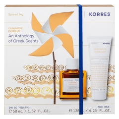 Korres Eau de Toilette Cashmere Kumquat Vaporisateur 50 ML + Lait Corps Cashmere Kumquat Tube 125 ml