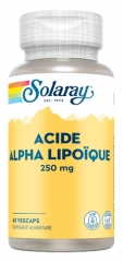 Solaray Acide Alpha Lipo&iuml;que 250 MG 60 Unit&eacute;s V&eacute;g&eacute;tales