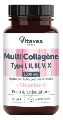 Vitavea Multi Collag&egrave;ne Type I, II, III, V, X 1000 mg 50 Unit&eacute;s
