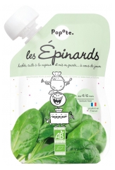 Popote Gourde Les &Eacute;pinards Bio D&egrave;s 4/6 Mois 120 g