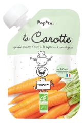 Popote Gourde La Carotte Bio D&egrave;s 4/6 Mois 120 g