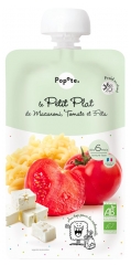 Popote Gourde Le Petit Plat de Macaroni Tomate et F&ecirc;ta Bio D&egrave;s 6 Mois 100 g