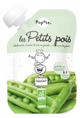 Popote Gourde Les Petits Pois Bio D&egrave;s 4/6 Mois 120 g