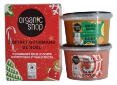Organic Shop Coffret Gourmand de No&euml;l 2 Gommages Corps