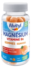 Alvityl Magn&eacute;sium Gummies - Vitamine B6 - D&egrave;s 12 Ans - Go&ucirc;t Abricot
