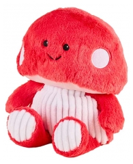 Soframar Cozy Peluches Champignon Rose Bouillotte D&eacute;houssable