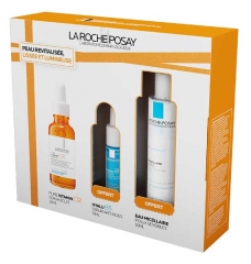 La Roche-Posay Pure Vitamin C12 S&eacute;rum Anti-Rides et &Eacute;clat 30 ml + Routine Peau Revitalis&eacute;e Offerte