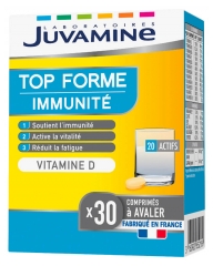 Juvamine Top Forme Immunit&eacute; Vitamine D 30 Comprim&eacute;s &agrave; Avaler