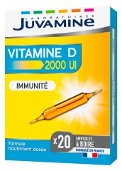 Juvamine Vitamine D 2000 UI 20 Ampoules de 10 ml