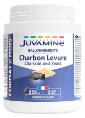 Juvamine Charbon Levure 120 Unit&eacute;s