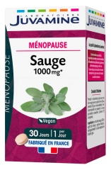 Juvamine Sauge 1000 mg Bouff&eacute;es de Chaleur 30 Comprim&eacute;s