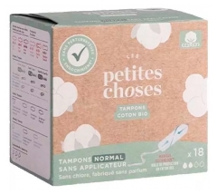 Les Petites Choses Tampon Coton Bio Flux Normal 18 Tampons
