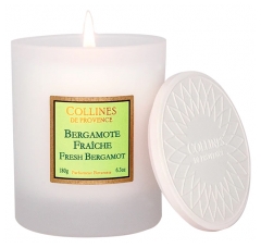 Collines de Provence Bougie Parfum&eacute;e Bergamote Fra&icirc;che 180 Grammes