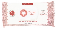 Musc Intime 30 Lingettes Intimes Parfum Rose Mystik