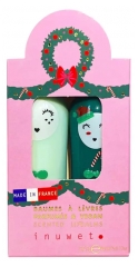 Inuwet Duo Baumes &agrave; L&egrave;vres Parfum&eacute;s Star Sequins 2 x 3,5 g