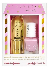 Inuwet Coffret Baume &agrave; L&egrave;vres 3,5 Grammes + Vernis Parfum&eacute; &agrave; l'Eau Past&egrave;que 5 ML