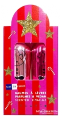 Inuwet Duo Deluxe M&eacute;tal Baume &agrave; L&egrave;vres Parfum&eacute;s Stars 2 x 3,5 g