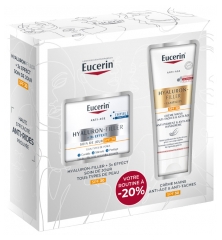 Eucerin Hyaluron-Filler + 3X Effect Soin de Jour Anti-&Acirc;ge SPF30 50 ml + Hyaluron-Filler + Elasticity Cr&egrave;me Mains Anti-Taches SPF30 75 ml