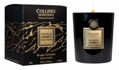 Collines de Provence Fleurs & &Eacute;corces Bougie Vanille Ambr&eacute;e 360 Grammes