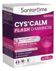 Santarome Cys'calm Flash D-Mannose 4000 mg 10 Unit&eacute;s