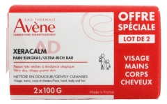 Av&egrave;ne XeraCalm AD Pain Surgras Lot de 2 x 100 Grammes