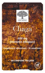 New Nordic chaga 600 mg 30 Unit&eacute;s