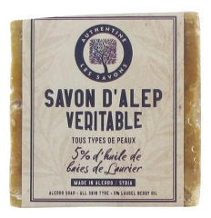 Authentine Savon d'Alep V&eacute;ritable 5% d'Huile de Baies de Laurier 190 g