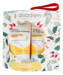 Alvadiem Coffret Xerolia Lait Corps Hydratant 30 ML et Xerolia Gel Douche Surgras 30 ML