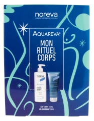 Noreva Coffret Aquareva Lait Corporel Hydratant 24H 400 ml + Peaux D&eacute;shydrat&eacute;es Gel Moussant Hydratant 200 ml
