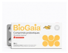 BioGaia L.Reuteri ProTectis Probiotique Ar&ocirc;me Fraise 10 Unit&eacute;s 