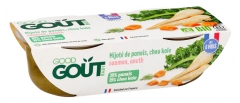 Good Go&ucirc;t Mijot&eacute; Panais Chou Kale Saumon Aneth 6 Mois Bio 2 Pots