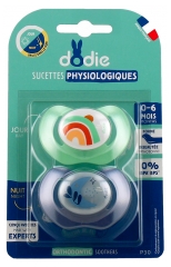 Dodie Sucette Anatomique Duo - 0-6 Mois - Love My Planet - A83