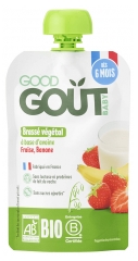 Good Go&ucirc;t Brass&eacute; V&eacute;g&eacute;tal &agrave; base d'Avoine Fraise, Banane d&egrave;s 6 Mois Bio 90 g
