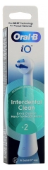 Oral-B iO Interdental Clean Brossettes de Rechange x 2